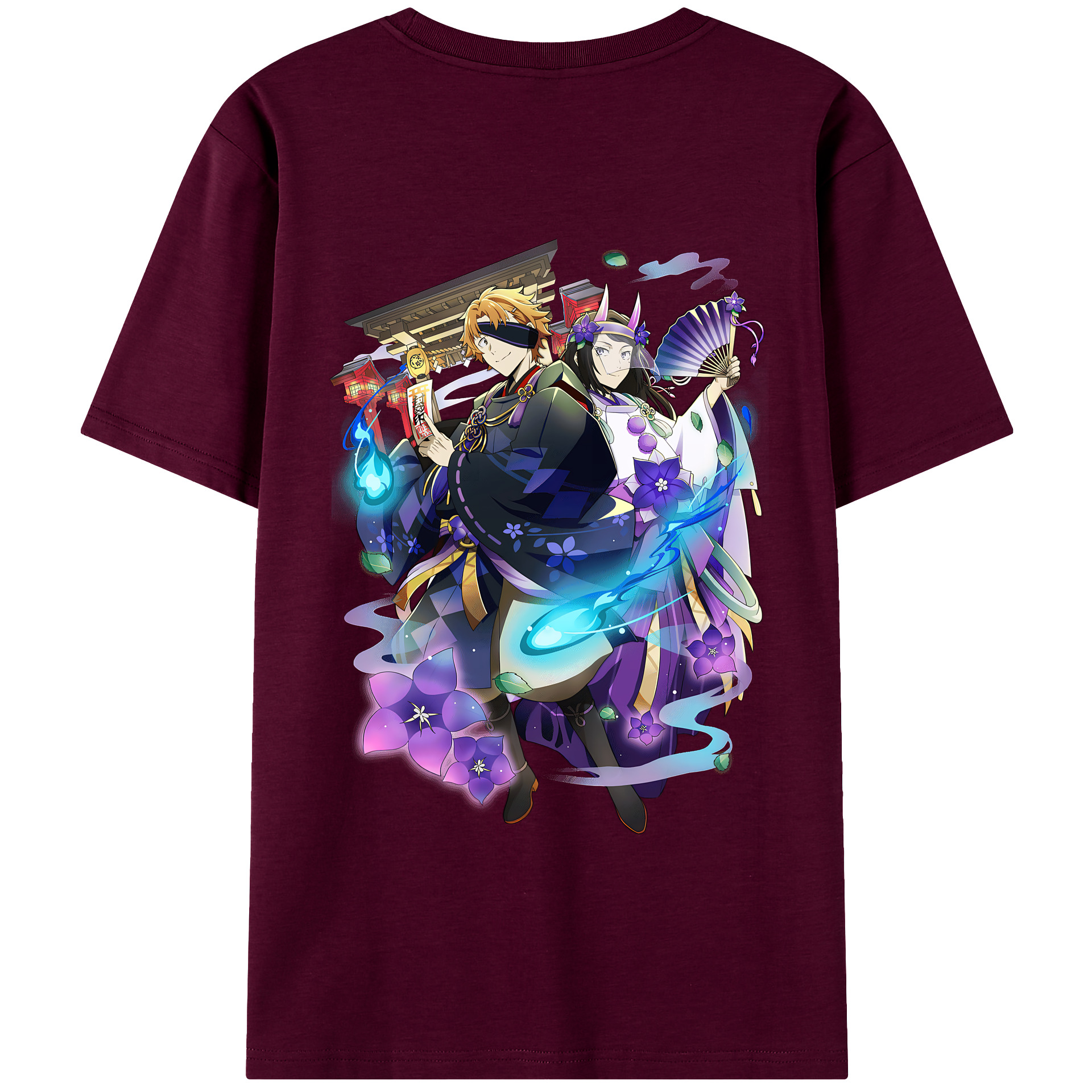 （画像用） 文豪ストレイドッグス Bungo Stray Dogs レディース半袖Tシャツ(バックプリント)
